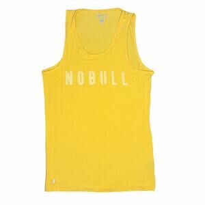NWOT NOBULL Men’s Yellow Tank Top Size S